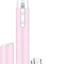 Eyebrow & Facial Hair Trimmer, Precision Detailer with Rinseable Blade, Battery Operated, Double-Sided Razor for Fine Hair, Chin & Peach Fuzz, Compact Pen Size, Safe & Gentle Touch-ups