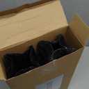 Nuenen 100 Pcs Tall Tree Pot Plastic Deep Plant Nursery Pots Black Seedling Treepots Flower Plant Container with Drainage Holes for Indoor Outdoor Gardening (11.8" H X 3.9" W)