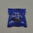 COOYOO Dog Seat Belt,3 Piece Set Retractable Dog Car Harness Adjustable for Vehicle Nylon Pet Safety Heavy Duty & Elastic (Set 09-Black+Grey)