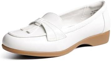 DREAM PAIRS Women's Loafers Slip On Comfortable Dressy Casual Business Work Office Arch Support Loafer Shoes with Tassel Decoration 9