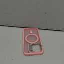 ESR for iPhone 15 Pro Case, Compatible with MagSafe, Military-Grade Protective Case, Built-in Stash Stand Phone Case, Scratch-Resistant Back Cover, Classic Series, Frosted Pink