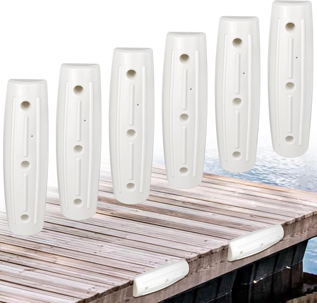Dock Fender Bumpers, Boat Dock Bumpers Straight-Edge Marine Fenders Side Guard, Soft UV-Resistant Marine 17-Inch, Horizontal Protection,Inflatable
