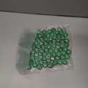 FUTUREPLUSX 1LB Green Flat Glass Marbles, Premium Colored Gems Fish Bowl Marbles Decorative Mosaic Glass Pebbles Floral Smooth Stones for Vases Aquarium Home Decor