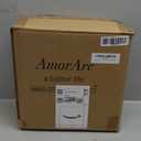 AmorArc Ceramic Dinner Plates Set of 6, 10.25 Inch Stoneware Plates for Kitchen, Modern Flat Dinnerware Dishes Set,Microwave & Dishwasher Safe, Scratch Resistant-Blue