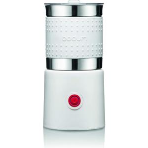 Bistro 13.5oz Bistro Barista Electric Milk Frother, Automatic Temperature Control, Boil-Dry Protection, White