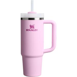 STANLEY Quencher H2.0 Tumbler with Handle and Straw 30 oz | Flowstate 3-Position Lid | Cup Holder Compatible for Travel | Insulated Stainless Steel Cup | BPA-Free | Cherry Blossom
