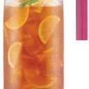 Takeya Airtight Pitcher - Everyday-Use for Iced Tea & More - Clear with Lid - Lightweight Kitchen Essential - Spill-Proof & Durable Kitchenware - 2 Quart, Raspberry