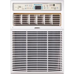 Keystone 8,000 BTU Slider Window Air Conditioner and Dehumidifier, 115V Air Conditioner Window Unit for Bedroom, Living Room, and Small-Medium Sized Rooms up to 350 Sq.Ft., 4-Way Air Direction Control