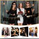 Rip To My 20s Sash And Crown with Sunglasses Set Black Birthday Sash Bronze Gold Crown Birthday Party Accessories for Women 30th Birthdays Glitter Party Favors (Sash & Crown & Sunglasses)