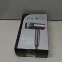 ANNE BETTY Ionic Hair Dryer with Diffuser, Powerful 1800W Blow Dryer for Women & Men, Fast-Drying Hair Dryer with Nozzle for Home, Salon, Travel