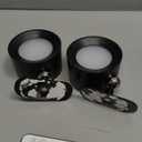 AOMEES Wall Lights Battery Operated Wall Sconce, 3 Color Temperatures & 3 Brightness Levels & Remote and Touch 360Rotation, Mounted Cordless Lamp Magnetic Rechargeable Led Lights for Bedroom (2PCS, Black)