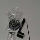 Kwikset Balboa Dummy Door Handle, Single Sided Lever for Closets, French Double Doors, and Pantry, Matte Black Non-Turning Left Handed Interior Push/Pull Lever