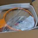 18" Basketball Rim Replacement, Wall Door Mounted Basketball Rim, Double Spring Solid Basketball Rim Replacement with Net Fits In-Ground & Wall-Mounted Basketball Hoops, Indoor/Outdoor