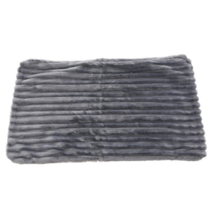 Striped Flannel Throw Pillow Case for Bedroom, Pack of 2, 16" x 16"
