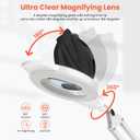 TASALON Professional Facial Steamer with 5X Magnifying Lamp for Esthetician