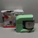 Kitchen in the box Stand Mixer,3.2Qt Mini Electric Food Mixer,6 Speeds Portable Lightweight Kitchen Mixer for Daily Use with Egg Whisk,Dough Hook,Flat Beater (Green)