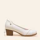 DREAM PAIRS Women's Pumps Low Chunky Block Closed Toe Shoes Work Comfortable Heels Round Toe Dress, US 11