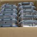 M MCIRCO 10-Pack, 30 Oz Glass Meal Prep Containers 2 Compartments Airtight Lunch Bento Boxes with Lids, Glass Food Storage Containers, Microwave, Oven, Freezer and Dishwasher