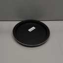 Hanobe Wooden Tray for Coffee Table: Candle Holder Plate Black Round Decorative Serving Tray - Vintage Table Centerpiece Rustic Farmhouse Home Decor