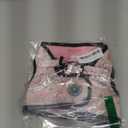 EcoBark Step in Dog Harness - Eco-Friendly Dog Harnesses for Small and Medium Breed Dogs - Reflective and Adjustable Body Halter Vest - Soft Mesh Toy Breed Harness (Floral, Large) (Large -17 to 19 lbs -Chest Up to 18 in (Pack of 1), French Floral Pink)