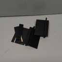 Set of 3 Business Card Holders for Desk - Black Wood Small Cards Holder, Professional Desktop Business Card Stand Display, Wooden Name Card Holder