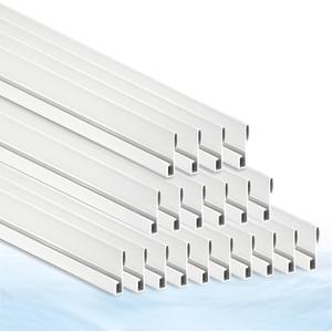 20 Pack 57" Bead Receiver for Above Ground Pool Accessories, Fit 30ft Round Swimming Pool Liner Bead Connector for Beaded Pool Liners Only