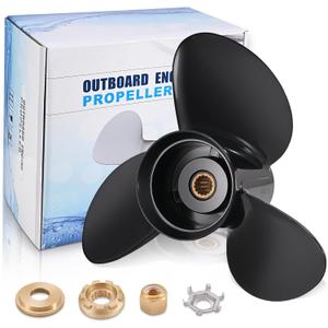 14 1/2 x 19 Pitch 48-832830A45 Aluminum Boat Propeller for Mercury Outboard Engine 135-300HP&Mercruiser Alpha One/Bravo One, 15 Spline Tooth, RH (Hub Kits Included)