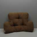 TANYOO Back Pillow for Recliner Lumbar Support Pillow Soft and Fluffy Back Support Cushion Thick Lumbar Cushion for Chairs, Recliners,Sofa, Couch and Bed for Pain Relief Brown