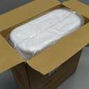 TIPGO 5 Gallon Motion Senor Bathroom Trash Can with Lid, Automatic Garbage Can Touchless, Smart Plastic Waste Basket for Narrow Spaces, Bathroom, Office, Bedroom, Living Room (White)