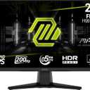 msi MAG 242F 24-inch 1920 x 1080 (FHD) Gaming Monitor, 200Hz, Adaptive Sync, HDMI, DisplayPort, VESA Mountable, Tilt, Height Adjustable, Speaker, 0.5ms, Black