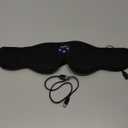 Voerou Sleep Headphones, 3D Bluetooth 5.4 Sleep Mask Wireless Eye Mask, Sleeping Mask with Bluetooth Headphones for Side Sleepers with Ultra-Thin Speakers, Perfect for Sleeping Travel Christmas Gifts (Light Black)