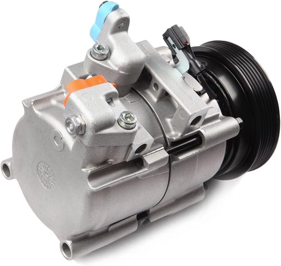 OCPTY AC Compressor for Hyundai Sonata 2.5L 1999-2001 | for Hyundai Sonata 2.7L 2002-2005 for Kia Optima 2.7L 2002-2006 57185 58185 1521757 376