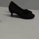 IDIFU Women's Classic Low Heels Dress Pumps 2 Inch Kitten Heel Round Toe Office Wedding Shoes (10)