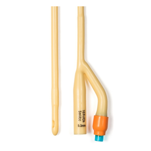 Dynarex Foley Catheter 2-Way 5 cc Balloon 16 Fr. Silicone Coated Latex, 10 EA/CS