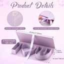 Engrowtic 2 Pack I Love You for Flowers Empty Mother's Day Boxes ''i Love U'' Letter Floral Fillable Box Empty Cardboard Gift Box with Lids for Wedding, Birthday, Mother's Day Packing(Purple)