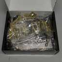 Birthday Gifts for Men, Birthday Decorations for Men, Party Decor Supplies including King Crown & Sash & Banner & Cake Topper & Candles