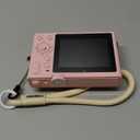 5K Digital Camera  64MP Autofocus Beauty Camera with 360 Ring Light Smart Skin Recognition, 32GB SD Card that Makes Dark Light Shooting Worry-Free, Point and Shoot Camera for Teens Beginners Pink