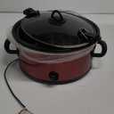 Crock-Pot 6-Quart Cook & Carry Oval Manual Portable Slow Cooker, Red - SCCPVL600-R
