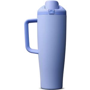Owala FreeSip Tumbler Insulated Stainless Steel Water Bottle with Built-in Straw and Side Handle, For Travel, Work, School, and Sports, 40oz, BPA Free, Leak Proof, Out of the Blue
