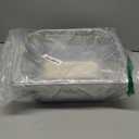 Kitchen Metal Food Pan 2pc 10,5×11,5×5,5in