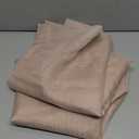 NICETOWN Voile Taupe Sheer Curtains 84 Inches Long, Grommet Airy & Lightweight Window Draperies Translucent Elegant Panels for Living Room/Bedroom,W54 x L84, Set of 2