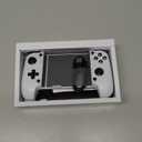 Larstylee Wireless Mobile Gaming Controller for iPhone/Android, Phone Game Controller Support Phone Case, Colorful Light Hall Joystick, Turbo, Mobile Gaming Gamepad (White)