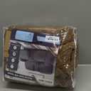 KinCam Loveseat Recliner Covers with Middle Console Slipcover, Recliner Sofa Covers 2 Seat Couch Cover Stripe Jacquard Furniture Protector Covers with Elastic Bottom for Kids, Pets (Brown)