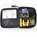 MESTEK Electrical Tester Kit with GFCI Outlet Tester, Non-Contact Voltage Tester, Pinless Wood Moisture Meter, Home Inspector Tool Kit, 3-Piece with Carry Case and Batteries