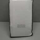 INOVADAY Pinch Pleated Curtains, 100% Light Blocking Linen Pinch Pleat Blackout Curtains for Bedroom, Thermal Insulated Blackout Drapes 2 Panels Set for Living Room - Natural on Linen, W40 x L102