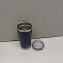 WETOWETO 20oz Tumbler, Stainless Steel Vacuum Insulated Coffee Travel Mug, Double Wall Powder Coated Insulated Coffee Mug Travel Mug with Lid Thermal Cup for Outdoor (Navy Blue, 1 Pack)