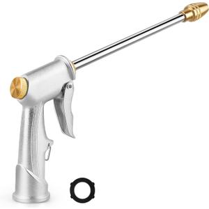 Garden Hose Nozzle, High-Pressure Water Hose Nozzle Sprayer Head, fits 3/4" Garden Hose Thread, for Lawn & Garden, Washing Cars, Watering Garden, Cleaning