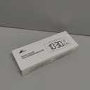 Netzu Alarm Clocks for Bedrooms, Digital Clock with Date Temperature and Weekday, Manual DST, Snooze, 2 Alarms, 4 Volumes Bedside Desk for Living Room Home Bedside Desk (RGB)