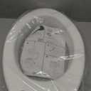 Essential Medical Supply Toilet Seat Riser for Elongated Bowl with 3.5" Rise - 19 x 14 x 3.5 Inch, Elevating and Raising Toilet Seat for Seniors, Adults and The Elderly with 300lb Weight Capacity