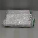 YoungsTex White 100% Blackout Curtains 45 Inch Length - Shor Thermal Insulated Drapes with Light Blocking Room Darkening for Bedroom Window Privacy Protection, 2 Panels, 42 X 45 Inch